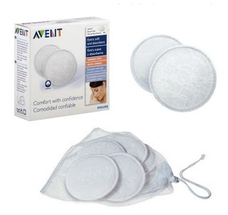 Avent washable breast pads.